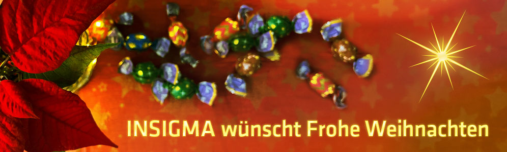 2025 INSIGMA Weihnachtsgruß Banner