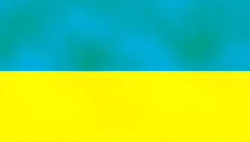 Die Flagge der Ukraine in blau und gelb