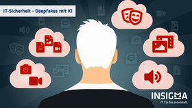 IT-Sicherheit - Deepfakes mit KI, Grafik zum NEWS-Beitrag