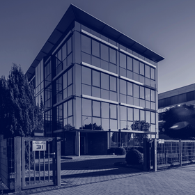 Außensicht auf das Gebäude der INSIGMA in der Europaallee 31, Frechen
